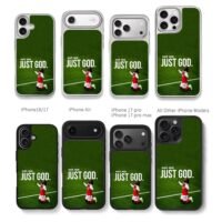 Arsenal player kneeling with not me just god text Phone Case