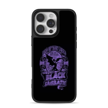 Black Sabbath winged demon purple vintage logo Phone Case