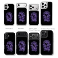 Black Sabbath winged demon purple vintage logo Phone Case