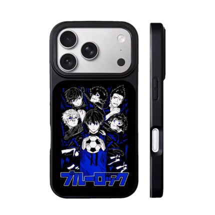 Blue Lock anime soccer boy group holding a soccer ball Phone Case
