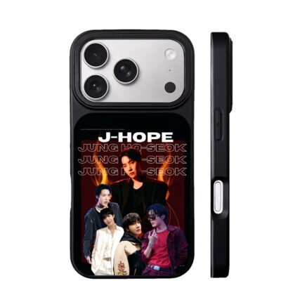 BTS J-Hope Jung Hoseok photo collage with text Phone Case