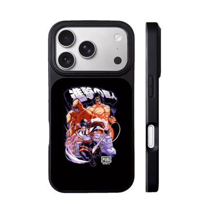 Attack on Titan x PUBG Mobile anime battle art Phone Case