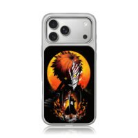 Bleach Ichigo half hollow mask blood moon art Phone Case