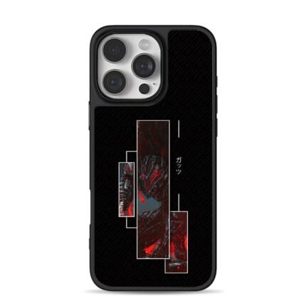 Berserk Guts Berserker Armor dark red collage art Phone Case