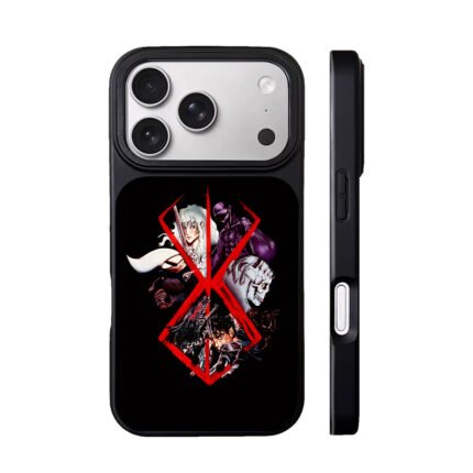 Berserk emblem with Guts Griffith and apostles Phone Case