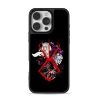 Berserk emblem with Guts Griffith and apostles Phone Case