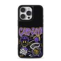 Camp Java graffiti smiley bike helmet basketball Phone Case