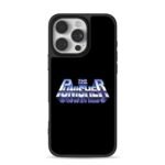 3D metallic The Punisher logo on black background Phone Case