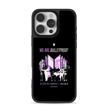 BTS 2022 Comeback Seven Boys Purple Art Phone Case