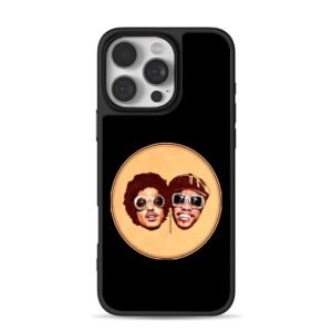 Bruno Mars Anderson Paak Silk Sonic round art Phone Case