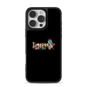 Chibi One Piece Straw Hat Pirates crew lineup Phone Case