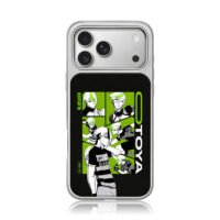 Blue Lock Otoya soccer anime manga panels green black art Phone Case