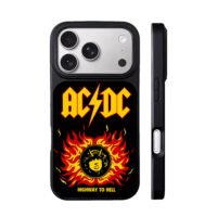 ACDC band logo Highway to Hell fire devil head Phone Case