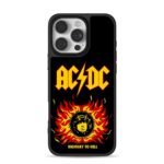 ACDC band logo Highway to Hell fire devil head Phone Case