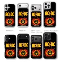 ACDC band logo Highway to Hell fire devil head Phone Case