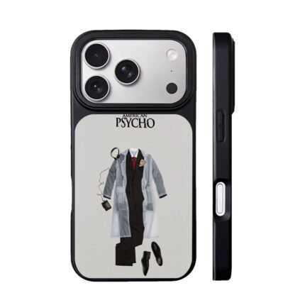 American Psycho poster suit raincoat walkman shoes Phone Case