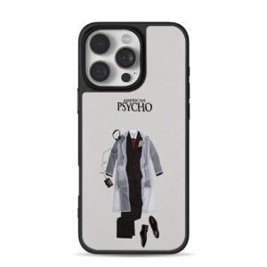 American Psycho poster suit raincoat walkman shoes Phone Case