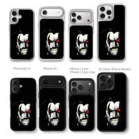 Angry snarling Lobo DC comic face red eyes Phone Case