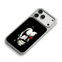 Angry snarling Lobo DC comic face red eyes Phone Case