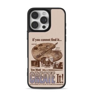 Artist art print paint palette brush CREATE IT Phone Case