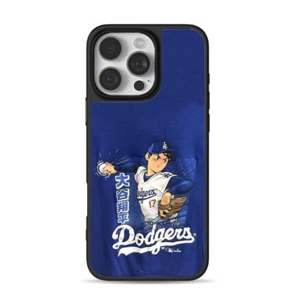 Cartoon Shohei Ohtani LA Dodgers baseball pitcher Phone Case