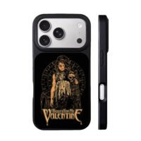 Bullet For My Valentine gothic girl skull oil rig vintage rock artwork Phone Case