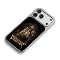Bullet For My Valentine gothic girl skull oil rig vintage rock artwork Phone Case