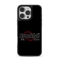 Brooklyn bridge graphic print red lines NYC coords Phone Case