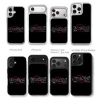 Brooklyn bridge graphic print red lines NYC coords Phone Case