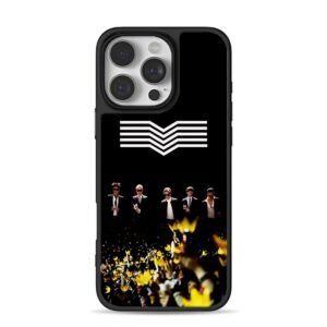 BigBang 5 suited men concert yellow crown lights Phone Case