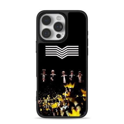 BigBang 5 suited men concert yellow crown lights Phone Case