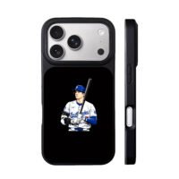 Cartoon Shohei Ohtani LA Dodgers baseball batter Phone Case