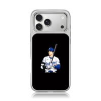 Cartoon Shohei Ohtani LA Dodgers baseball batter Phone Case