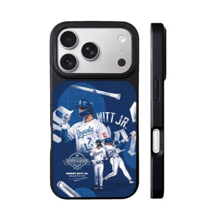 Bobby Witt Jr Royals Silver Slugger baseball art Phone Case