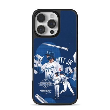 Bobby Witt Jr Royals Silver Slugger baseball art Phone Case