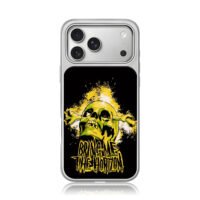Bring Me The Horizon yellow green skull crossbones punk art Phone Case
