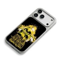Bring Me The Horizon yellow green skull crossbones punk art Phone Case