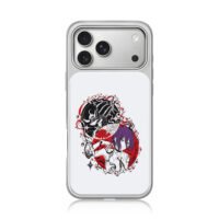 Chainsaw Man Reze Bomb Devil red floral art Phone Case