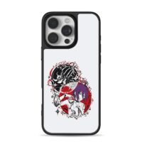 Chainsaw Man Reze Bomb Devil red floral art Phone Case