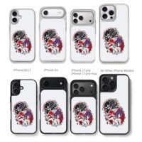 Chainsaw Man Reze Bomb Devil red floral art Phone Case