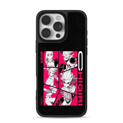 Blue Lock Chigiri soccer anime manga pink panels Phone Case