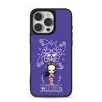 Chibi Nico Robin One Piece skull art purple Phone Case