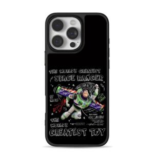 Buzz Lightyear Toy Story space ranger doodle art Phone Case