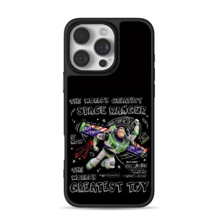 Buzz Lightyear Toy Story space ranger doodle art Phone Case