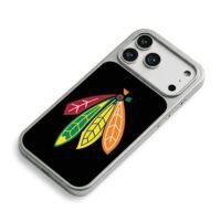 Chicago Blackhawks tribal feather sports team logo Phone Case