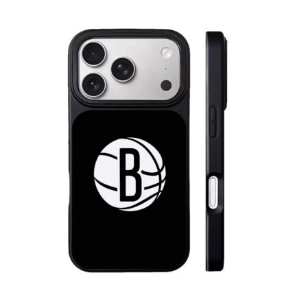 Brooklyn Nets NBA basketball logo with capital letter B Phone Case