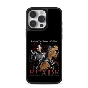 Blade Marvel vampire hunter art red text quote Phone Case