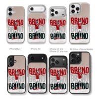 Bruno Fernandes Man Utd footballer celebration art Phone Case