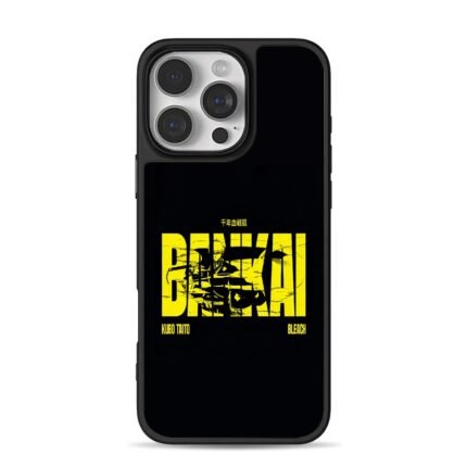 Bleach Bankai art by Kubo Taito yellow print Phone Case
