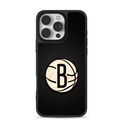 Brooklyn Nets NBA basketball team logo with capital letter B Phone Case
